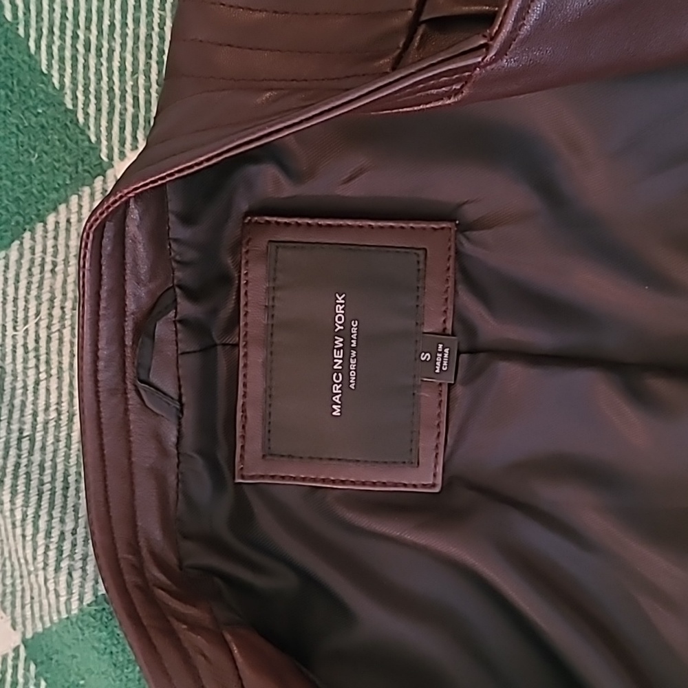 Leather moto jacket NWOT - Picture 4 of 11